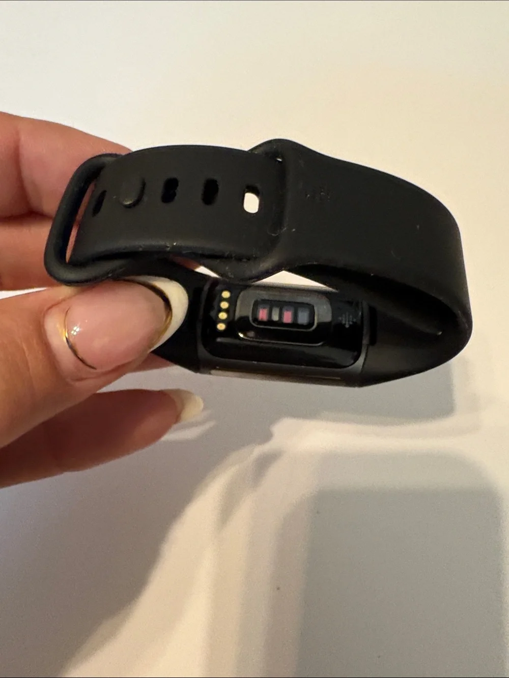 fitbit Black Smart Fitness Band with Silicone Strap